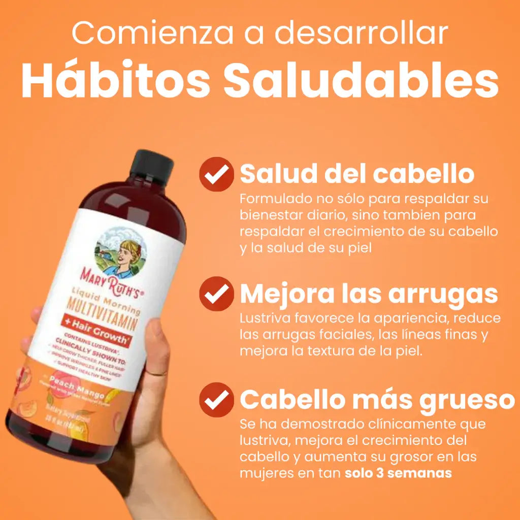 Multivitamínico MaryRuth's Crecimiento Capilar + Regalo