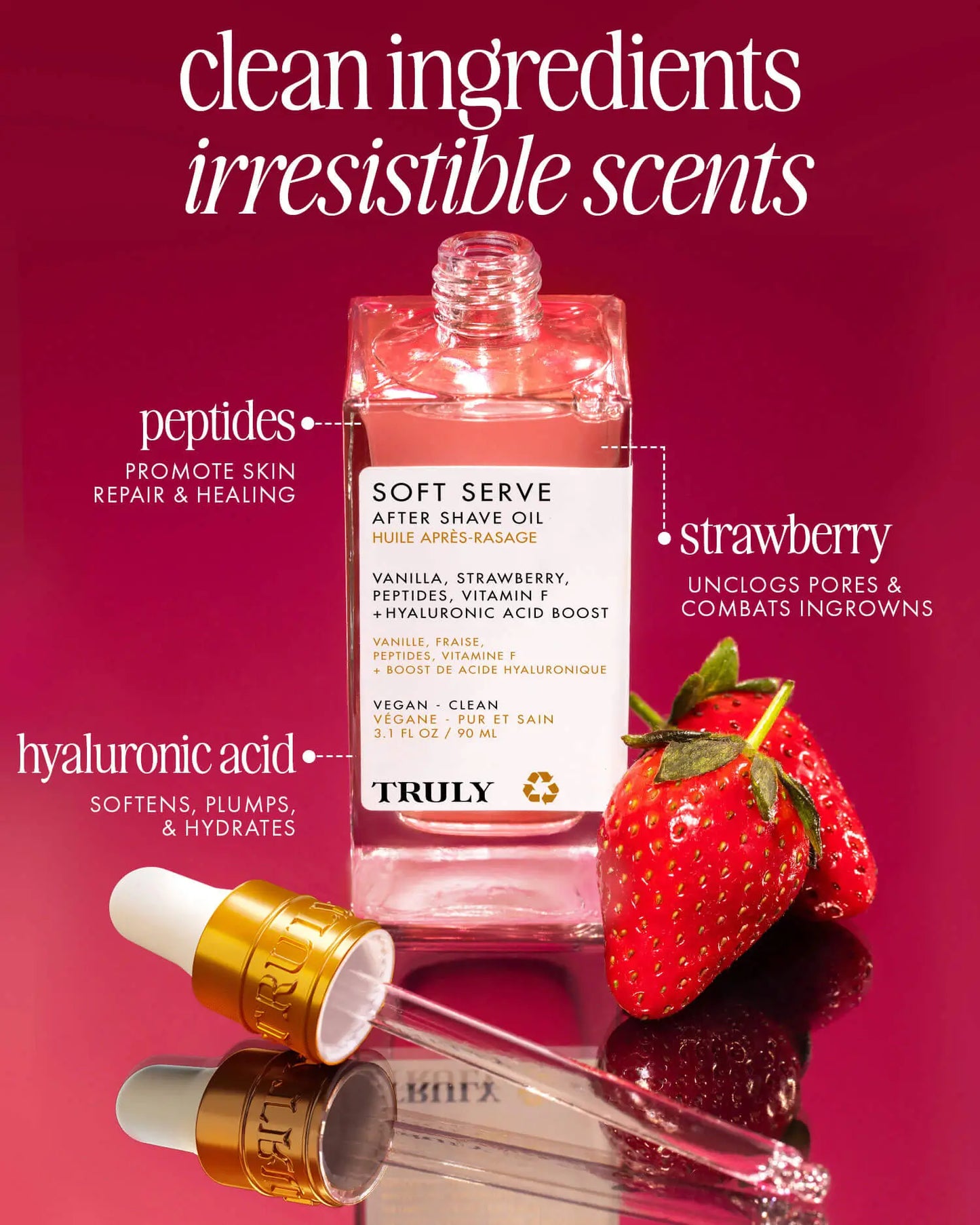 TRULY® 🍓 Aceite Post-Afeitado 2x1