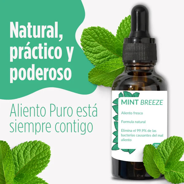 Diga Adiós al Mal Aliento con Aliento Puro – Fórmula Natural, Frescura Prolongada y Confianza Inmediata!