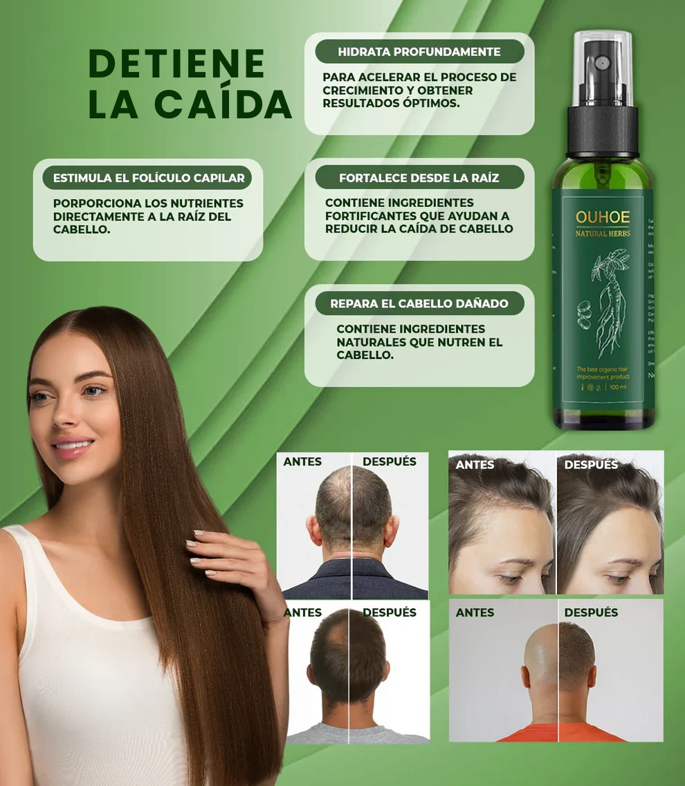 OUHOE™ | 2X1 ✨ Repara Fortalece y Luce Un Cabello Radiante