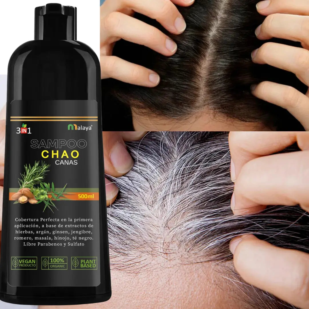Chao Canas® | Shampoo Cubra Canas 3 in 1 + Tratamiento de Regalo