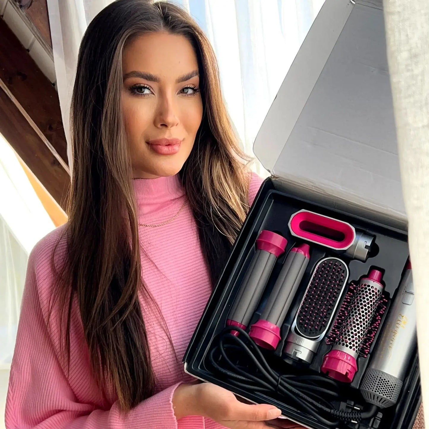 Cepillo 5 en 1 | Transforma tu cabello en minutos ✨ + Garantía 30 días