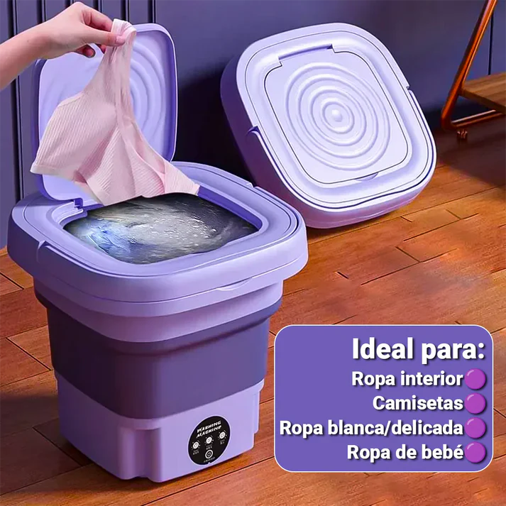 Mini Wash - Lavadora y Secadora Plegable + Garantía Extendida