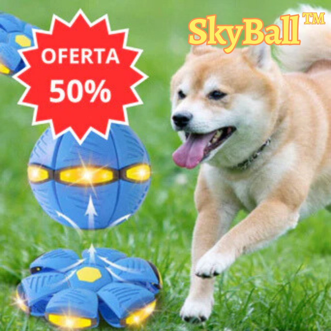 Pelota Voladora Con Luces Mascotas - SkyBall™