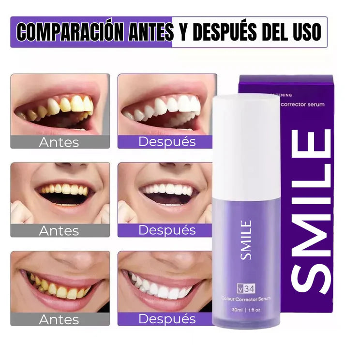 Clari Dent© Morado - Blanqueador Dental [Efecto instantáneo]