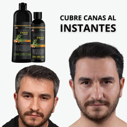 Chao Canas® | Shampoo Cubra Canas 3 in 1 + Tratamiento de Regalo