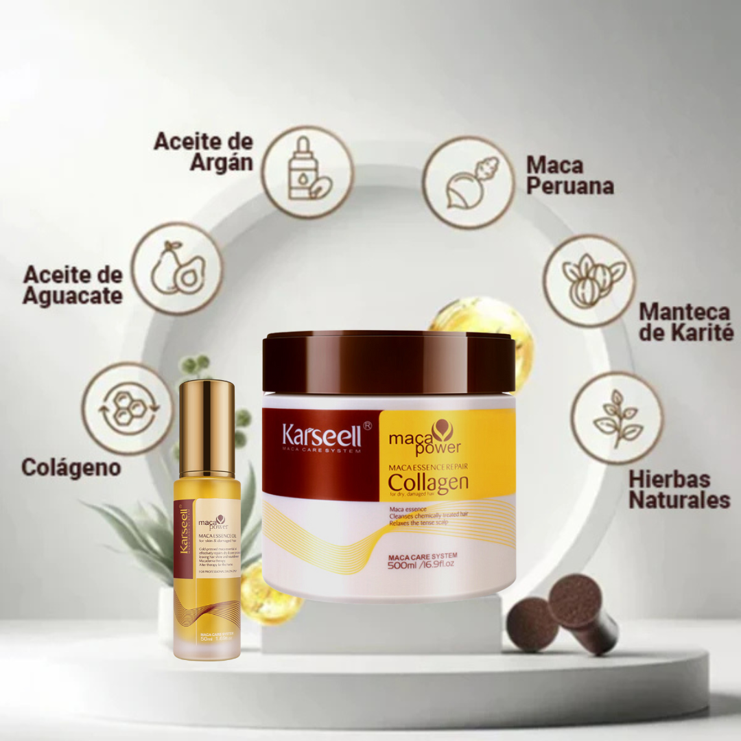 Karseell® Original - Mascarilla Capilar Con Colágeno + Regalo Aceite 60ml