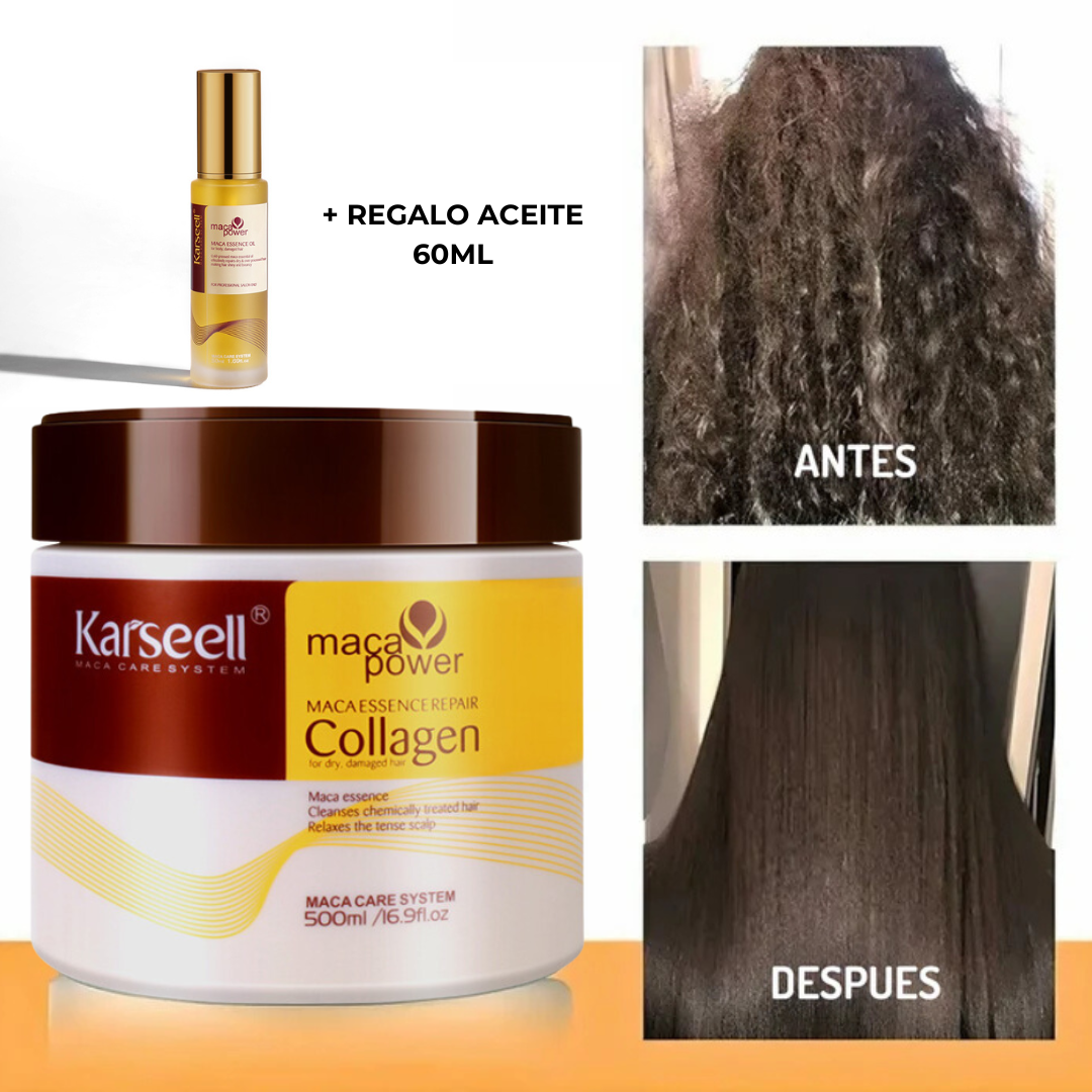 Karseell® Original - Mascarilla Capilar Con Colágeno + Regalo Aceite 60ml