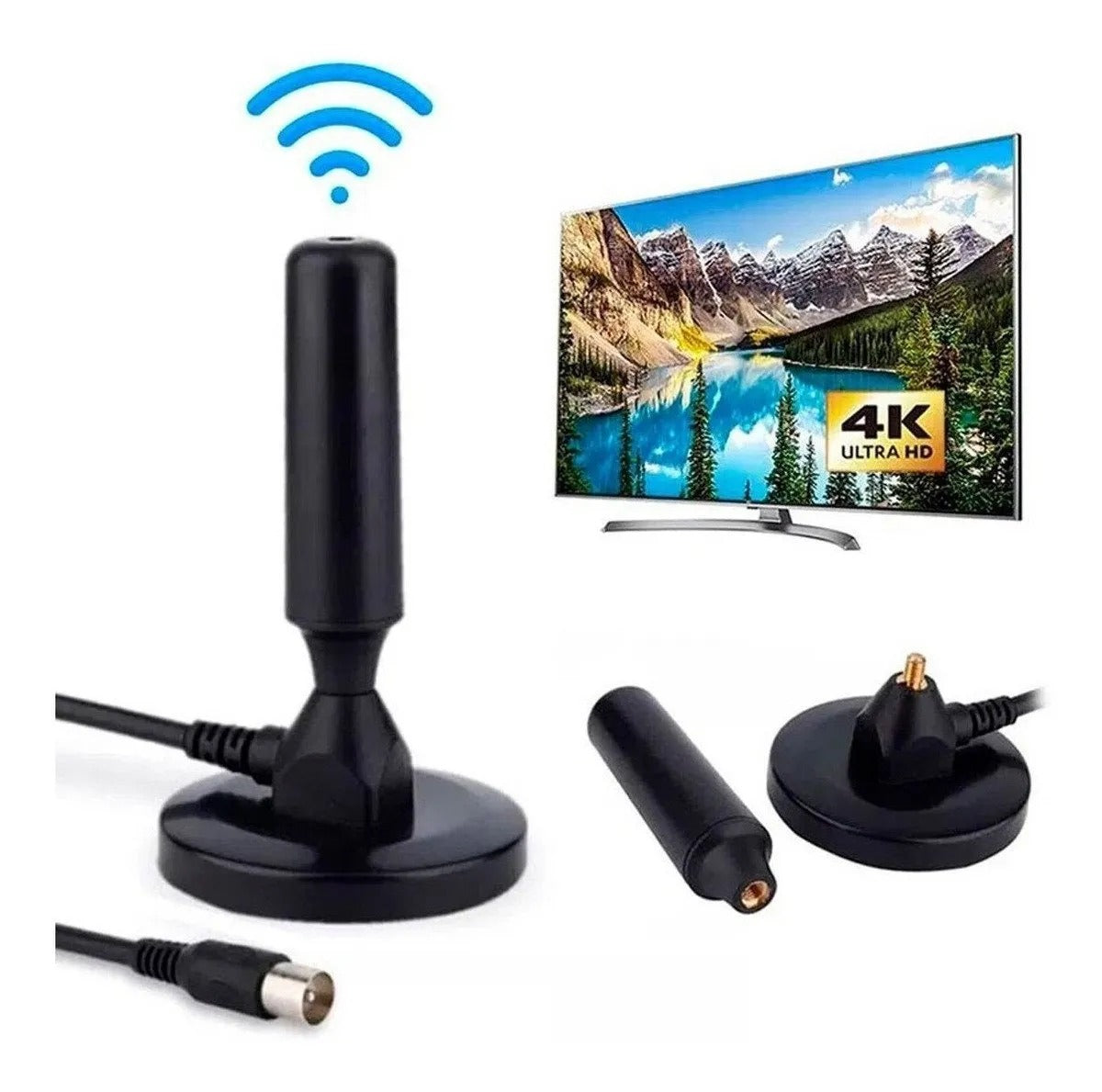 SignalBoost™ │ANTENA DIGITAL HDTV 4K + COMBO Boost GRATIS (Funciona en todos los TV)